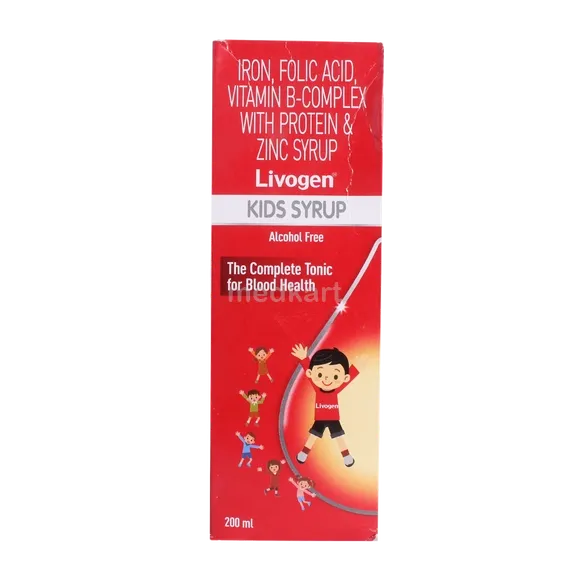 livogen kids syrup 200 ml
